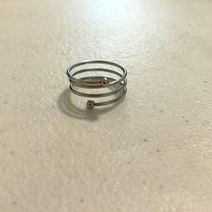 Women’s Silver Swirl Ring Size 8
